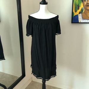 Black tassel dress